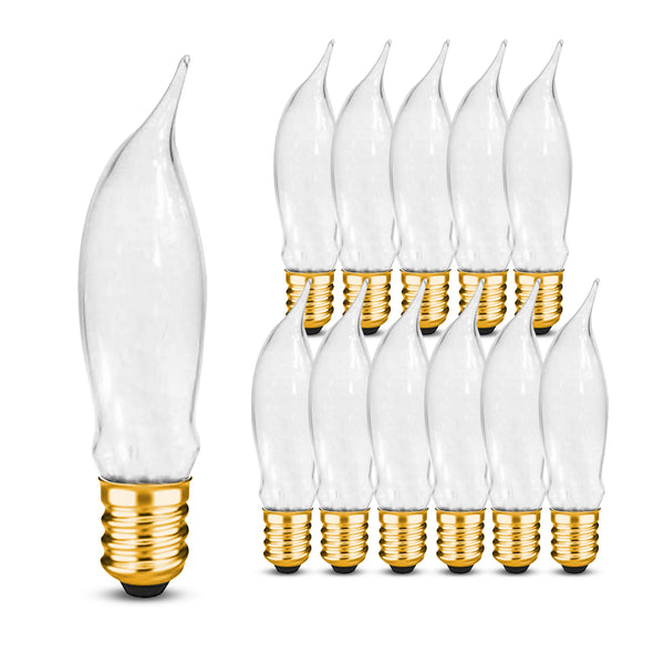 CA5 Incandescent Decorative Light Bulb - Pack of 12