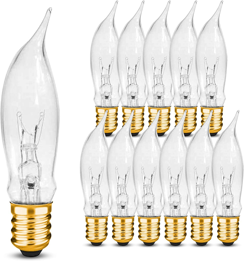 CA5 Incandescent Decorative Light Bulb - Pack of 12